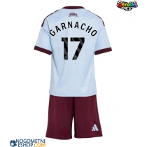 Otroški Nogometni dresi Aston Villa Alejandro Garnacho #17 Tretji 2026-27 Kratek Rokav (+ Kratke hlače)